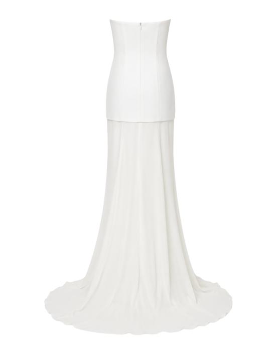 26SS 스포트막스 미디 원피스 2612231012600 SPXPINNE 004 White - SPORTMAX