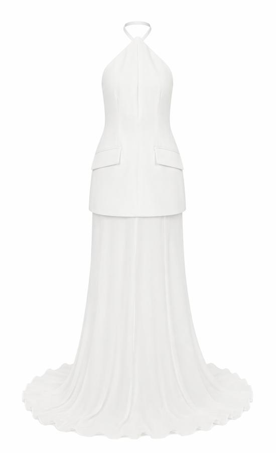 26SS 스포트막스 미디 원피스 2612231012600 SPXPINNE 004 White