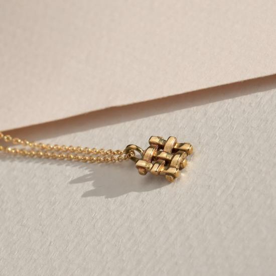  린지 루이스 주얼리 목걸이/팬던트 린지 루이스 크로스해치 목걸이 - LINDSAY LEWIS JEWELRY
