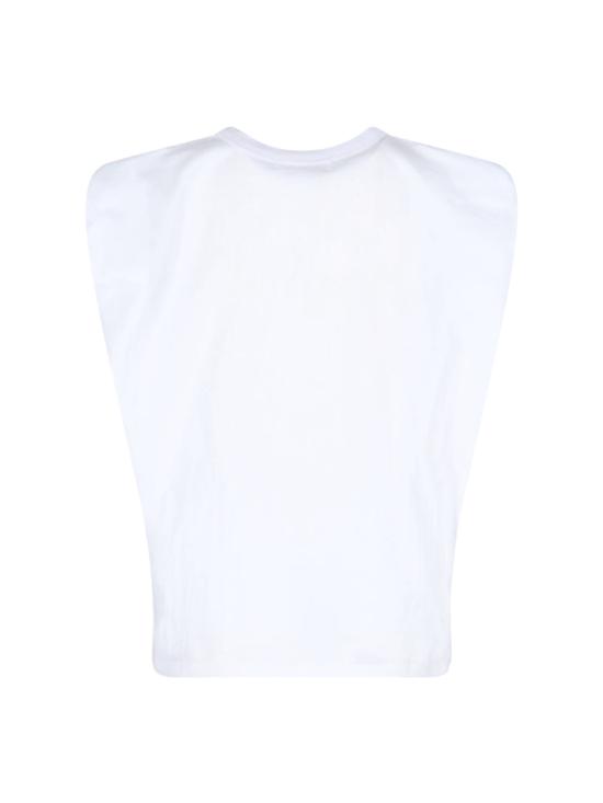 26SS 더프랭키샵 긴팔 티셔츠 EVA PADDED SHOULDER MUSCLE T SHIRT WHITE White - THE FRANKIE SHOP