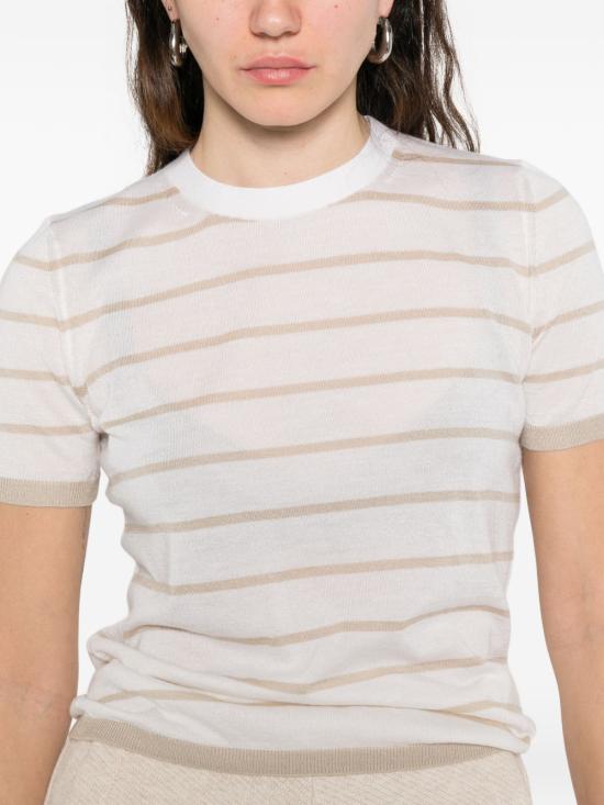 26SS 막스마라 반팔 티셔츠 11361048600 007 Beige - MAX MARA