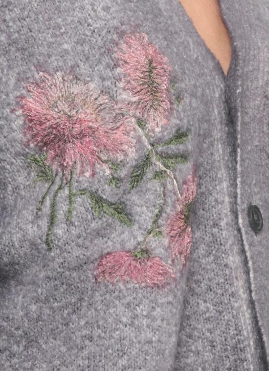 26SS 아방도이 가디건 226SU3516BOTRV H V01160 Grey - AVANT TOI