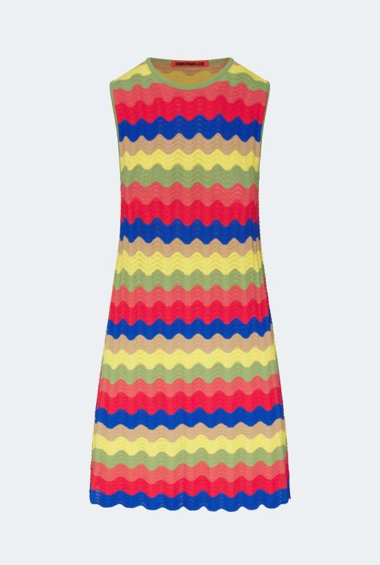  사이먼밀러 숏 원피스 사이먼 밀러 모지 웨이브 미니 드레스 트로피컬 웨이브