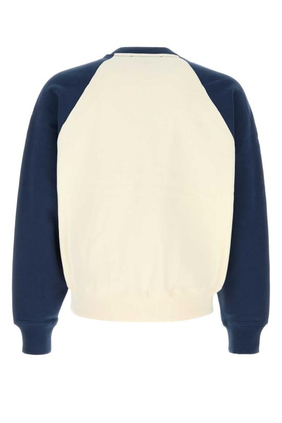 26SS 아미 코튼 니트 아미 드 하트 스웨트셔츠 USW781747 A027 White - AMI