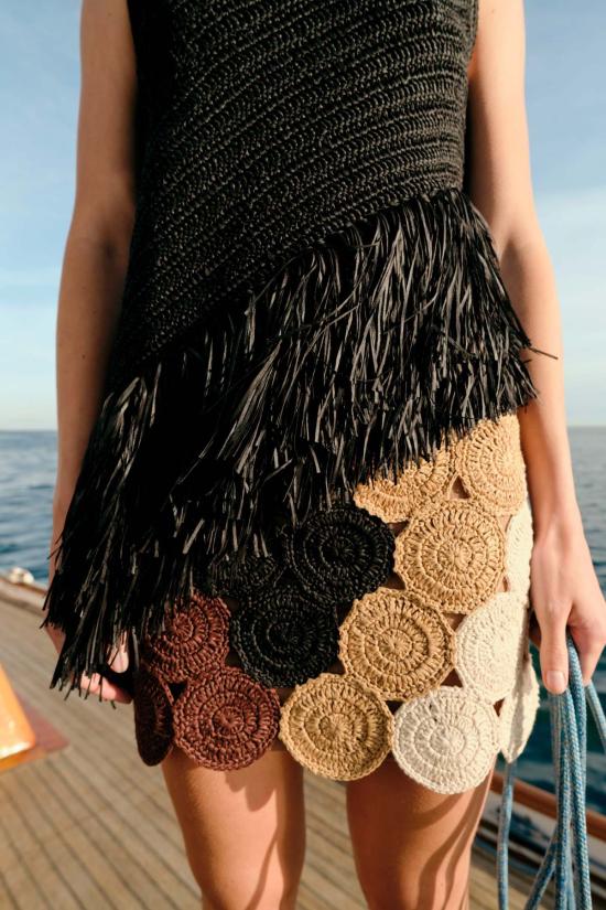  사이먼밀러 숏 스커트 사이먼 밀러 비프 비프 미니 스커트 어스톤 콤보