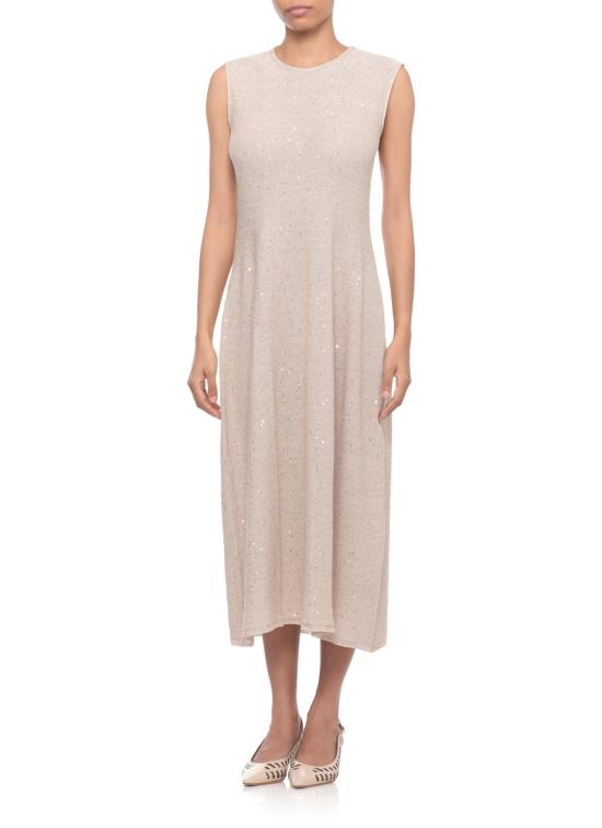 26SS 안토넬리 피렌체 롱 원피스 DAFNE 41777Q20120 Beige - ANTONELLI FIRENZE