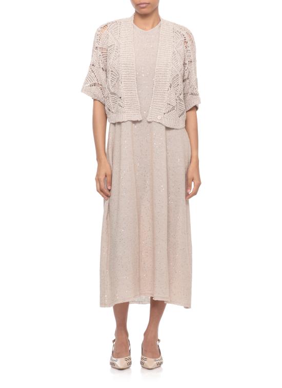 26SS 안토넬리 피렌체 롱 원피스 DAFNE 41777Q20120 Beige - ANTONELLI FIRENZE