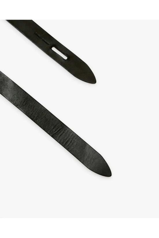  이자벨마랑 벨트 이자벨 마랑 레체 스무스 가죽 타이  블랙/내추럴 - ISABEL MARANT