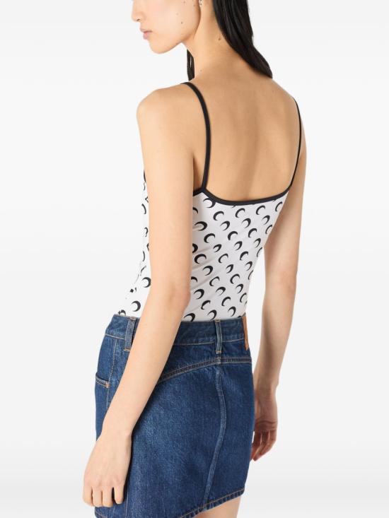 26SS 마린세르 긴팔 티셔츠 WTO508A CJER0001 WH00 White - MARINE SERRE