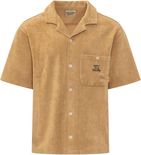 26SS 갤러리 디파트먼트 반팔 셔츠 TOP045TAN BEIGE