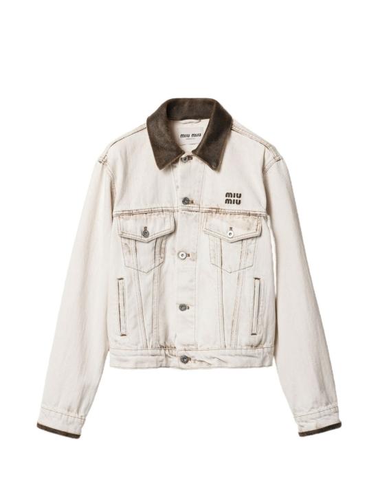 26SS 미우미우 자켓 GWB273 183TF0009 WHITE