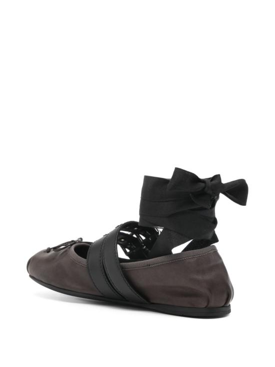 26SS 미우미우 플랫 슈즈 5F466A 3ZLVF0003 Nero - MIU MIU