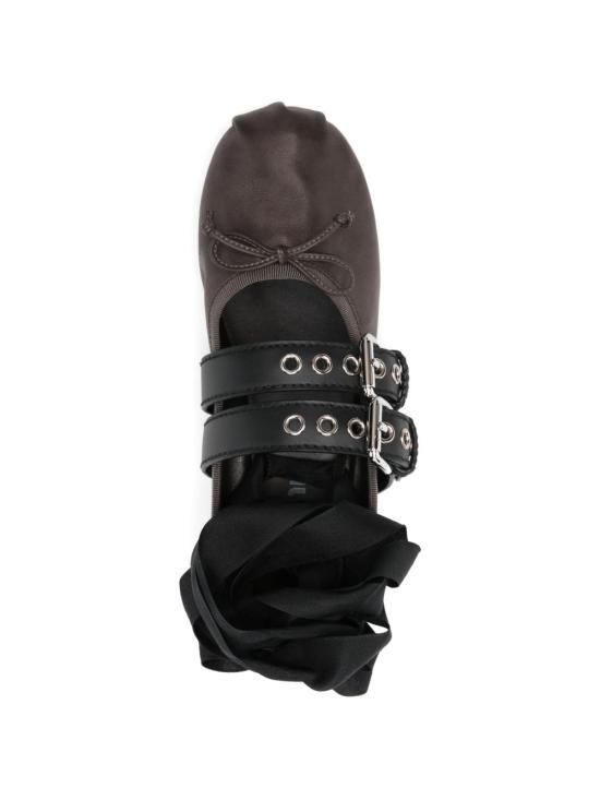 26SS 미우미우 플랫 슈즈 5F466A 3ZLVF0003 Nero - MIU MIU