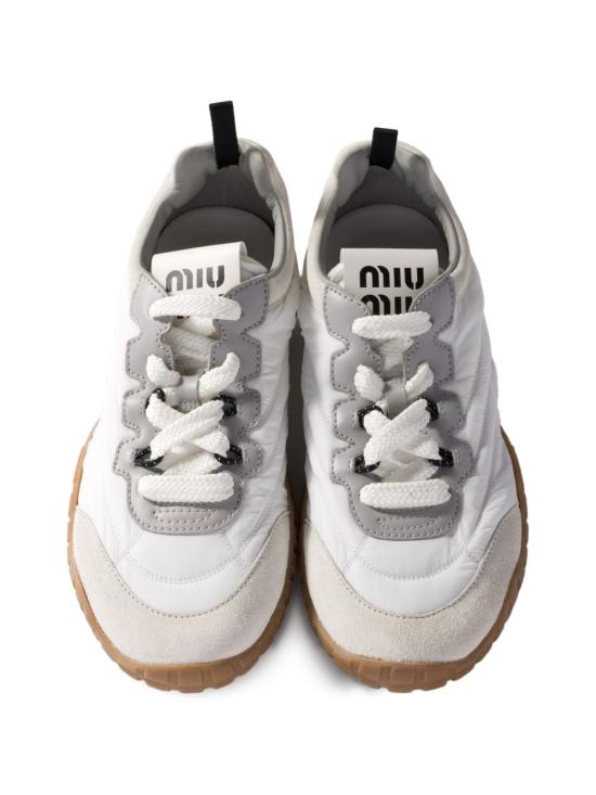26SS 미우미우 스니커즈 5E417E LYWF0R3K White - MIU MIU