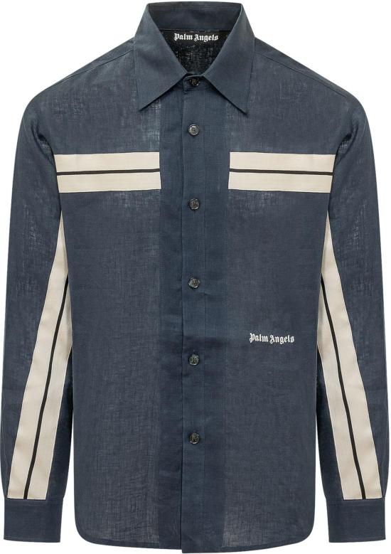 26SS 팜앤젤스 긴팔 셔츠 PMGE04JS26FAB0014603 BLUE