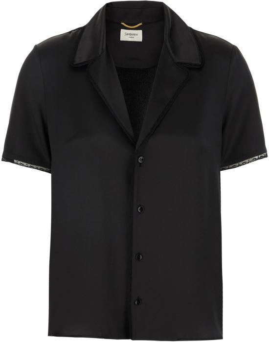 26SS 생로랑 블라우스 861081Y7G271000 BLUE