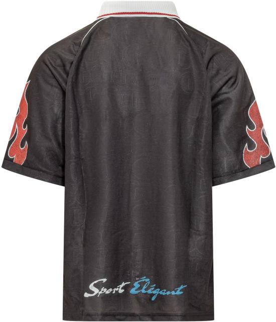 26SS 갤러리 디파트먼트 폴로 티셔츠 TOP015BLACK DONKERGREY - GALLERY DEPT