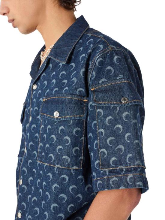 26SS 마린세르 데님 셔츠 MSI062ARDEN0002BL80 BLUE - MARINE SERRE