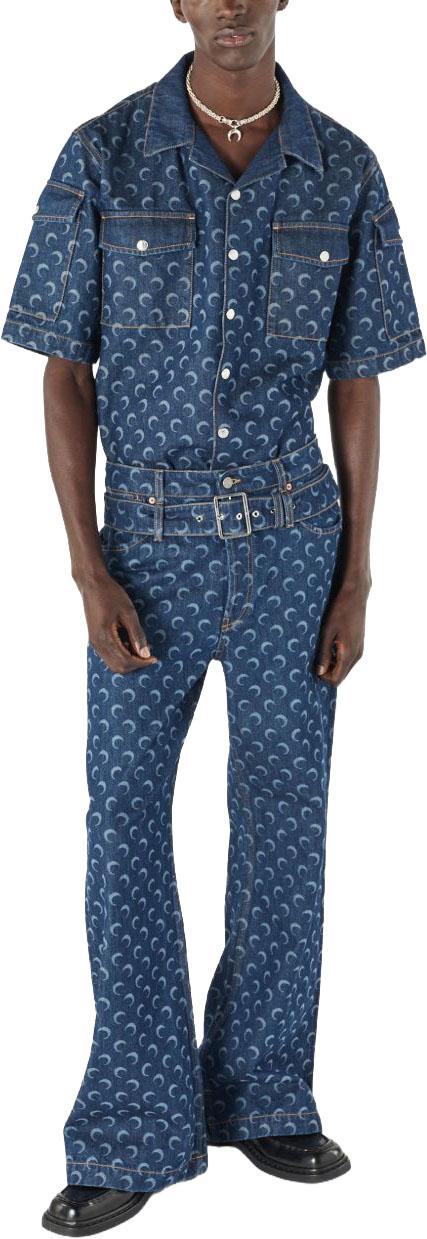 26SS 마린세르 데님 셔츠 MSI062ARDEN0002BL80 BLUE - MARINE SERRE