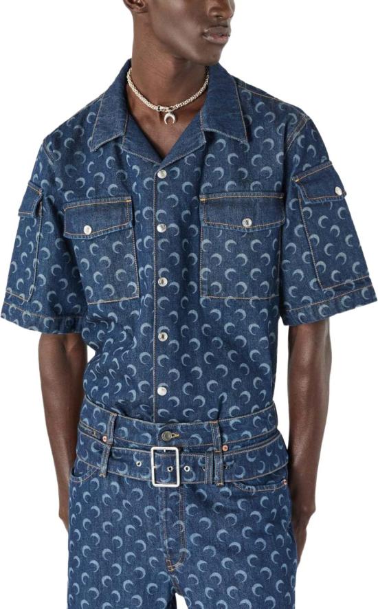 26SS 마린세르 데님 셔츠 MSI062ARDEN0002BL80 BLUE - MARINE SERRE