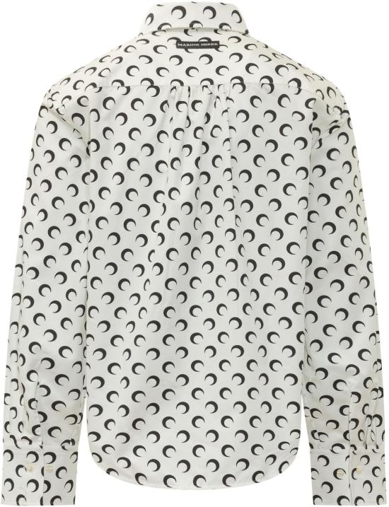 26SS 마린세르 긴팔 셔츠 MSI069ARWOV0058WH11 WHITE - MARINE SERRE