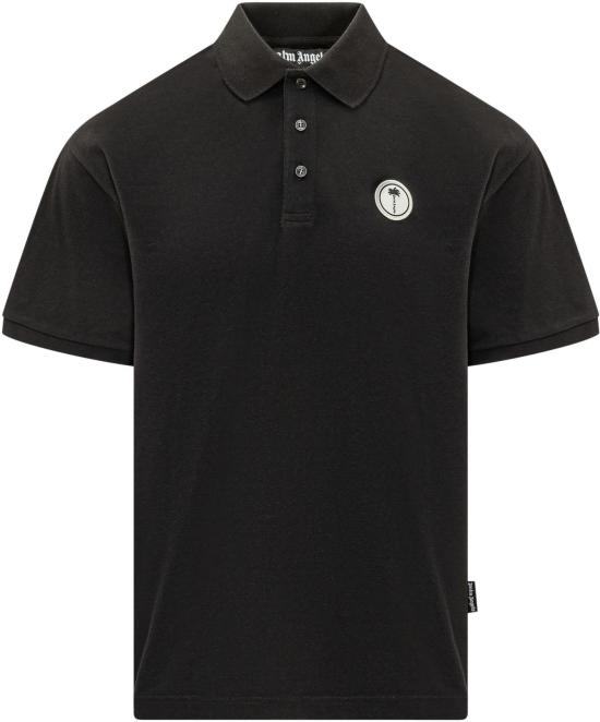 26SS 팜앤젤스 폴로 티셔츠 PMGB012S26FAB0011003 BLACK