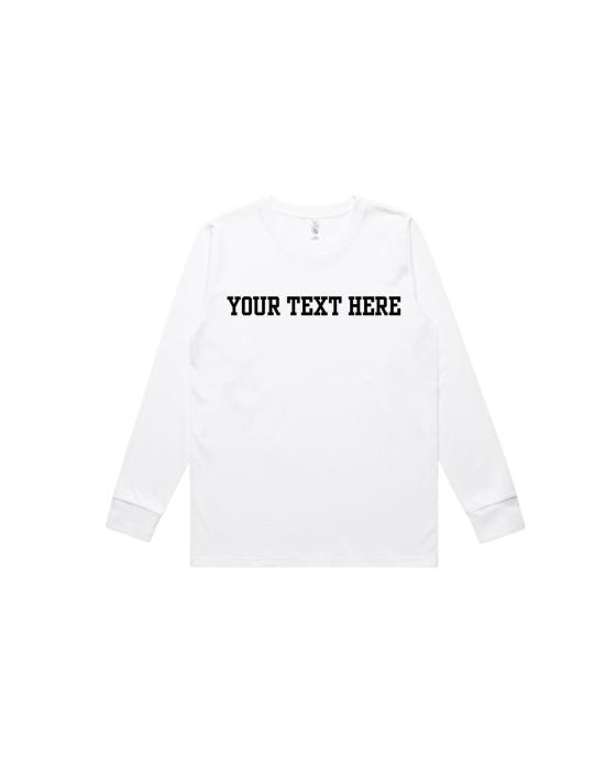  Lillie Alexander Boutique 긴팔 티셔츠 릴리 알렉산더 부티크 L|A 커스텀 샵 클래식  화이트