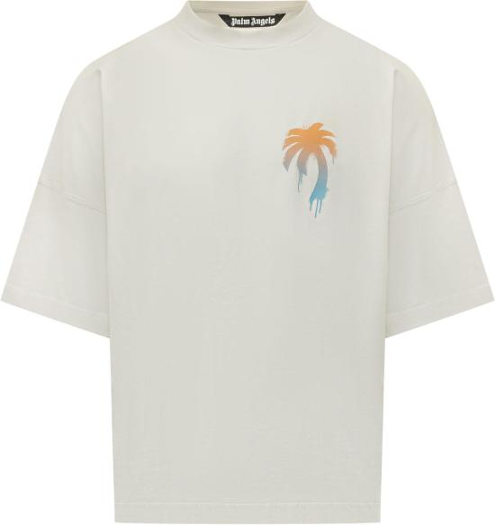 26SS 팜앤젤스 반팔 티셔츠 PMAA10BS26JER0030310 WHITE