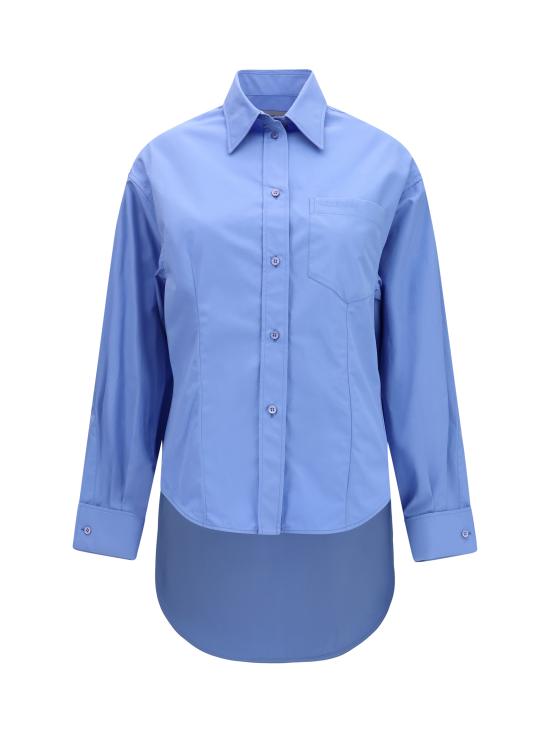 26SS 발렌시아가 셔츠 872318TUM20 4200 LIGHT BLUE