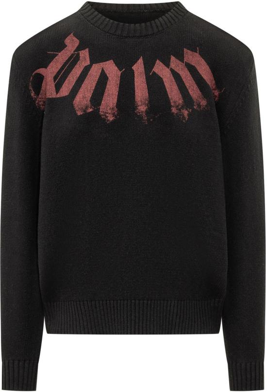 26SS 팜앤젤스 스웨터 PMHE08CS26KNI0011028 BLACK