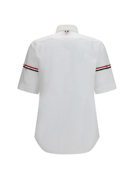 26SS 톰브라운 반팔 셔츠 MWS242AF0313 100 WHITE - THOM BROWNE
