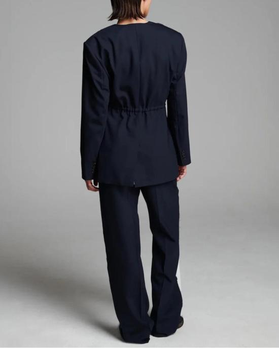  Frenken 수트 자켓 코드 웨이스트 재킷 블레이저 블루 - OTHER BRANDS
