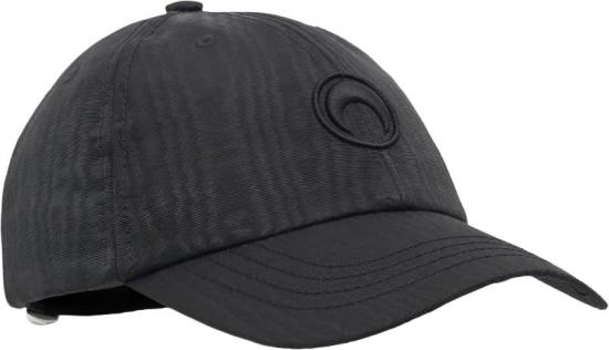 26SS 마린세르 문 로고 자수 볼캡 UHG001ACWOV0030BK92 BLACK