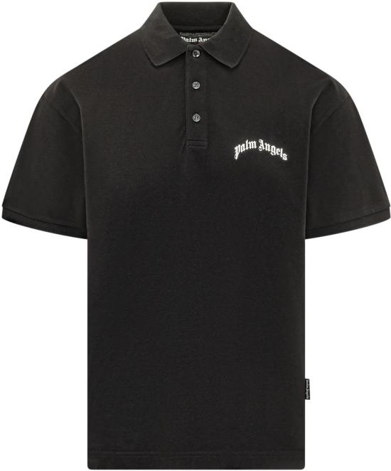 26SS 팜앤젤스 폴로 티셔츠 PMGB012S26FAB0051003 BLACK