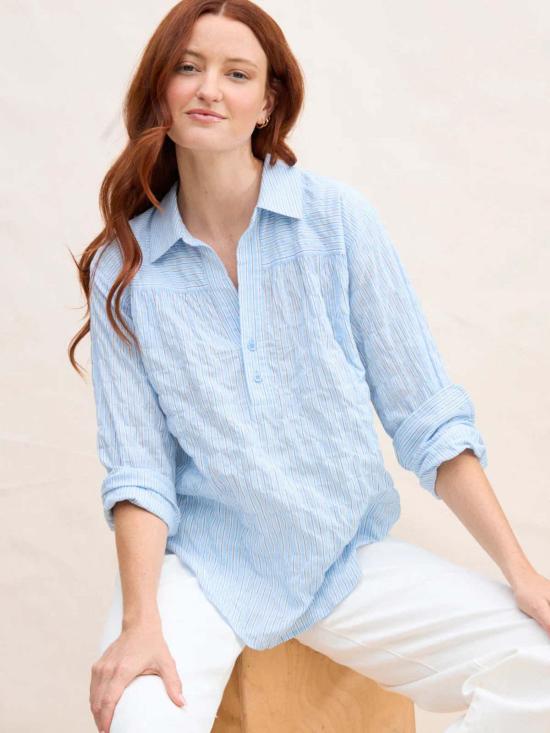  마가렛 오리어리 긴팔 티셔츠 마거릿 올리어리 마리나 팝오버 셔츠 - MARGARET OLEARY