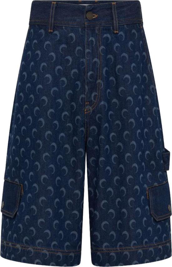 26SS 마린세르 데님 숏팬츠 USH008ARDEN0002BL80 BLUE
