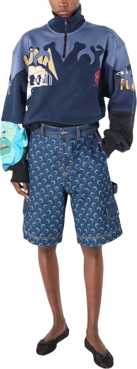 26SS 마린세르 숏팬츠 USH008ARDEN0002BL80 BLUE - MARINE SERRE