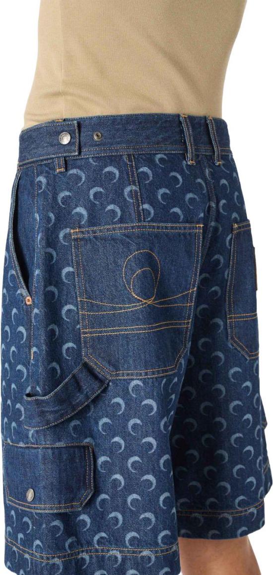 26SS 마린세르 데님 숏팬츠 USH008ARDEN0002BL80 BLUE - MARINE SERRE