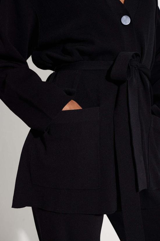  사이먼밀러 가디건 Simon Miller Max 벨티드 니트 카디건 블랙 - SIMONMILLER