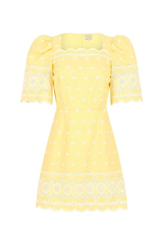  Queens of Archive 숏 원피스 퀸즈 오브 아카이브 샬롯 드레스 버터 옐로우