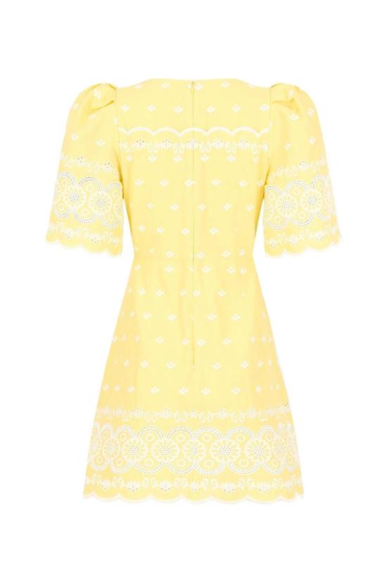  Queens of Archive 숏 원피스 퀸즈 오브 아카이브 샬롯 드레스 버터 옐로우 - OTHER BRANDS