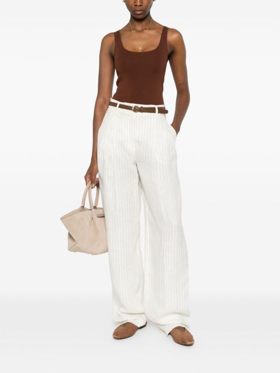 26SS 막스마라 스트레이트 팬츠 16131082600 001 Beige - MAX MARA