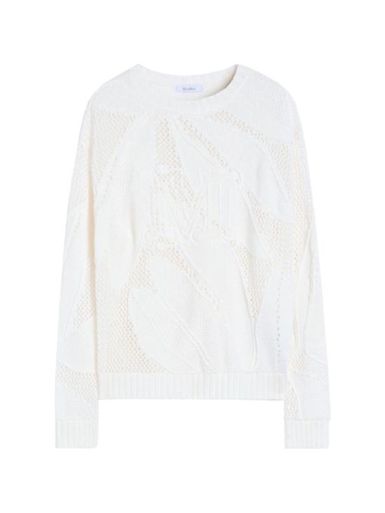 26SS 막스마라 스웨터 11361112600 001 Bianco