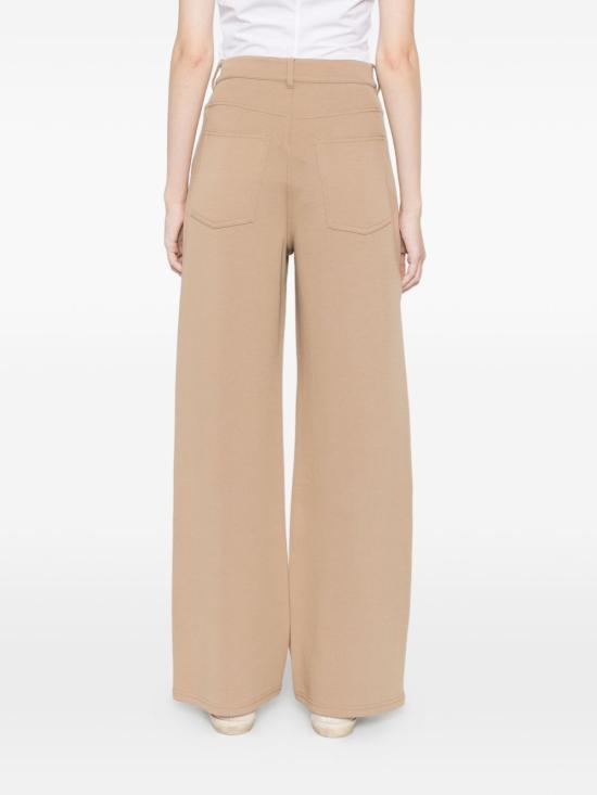 26SS 에스막스마라 스트레이트 팬츠 19781033600 003 Marrone chiaro - 'S MAX MARA