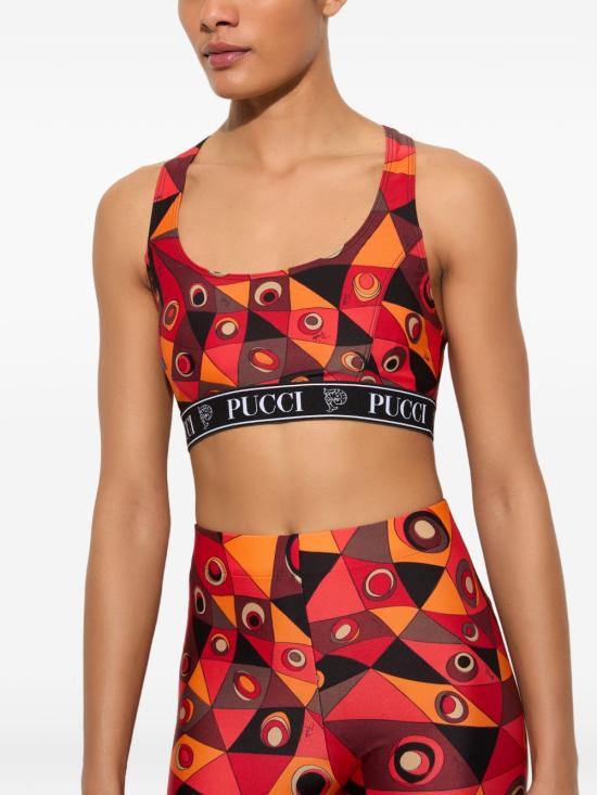 26SS 푸찌 트레이닝 티셔츠 6HTP57 6H865P17 Arancio - PUCCI