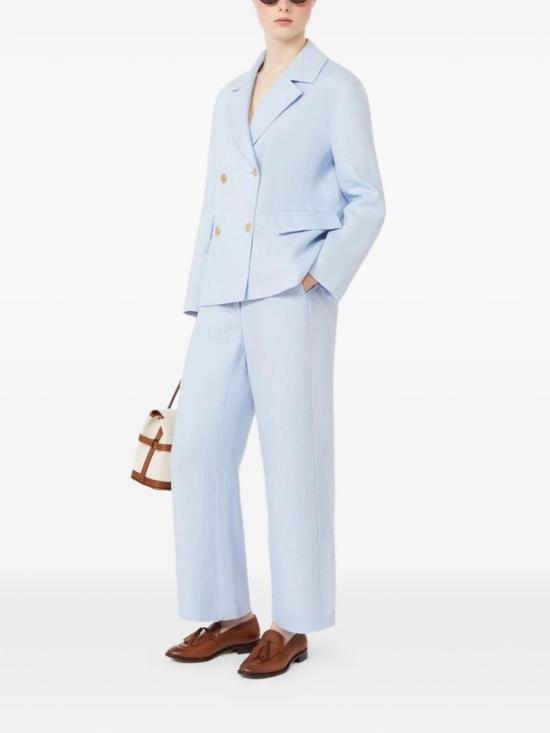 26SS 에스막스마라 스트레이트 팬츠 19131013600 005 Azzurro - 'S MAX MARA