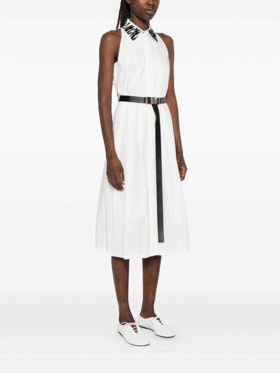 26SS 막스마라 롱 원피스 16221072600 001 Bianco - MAX MARA