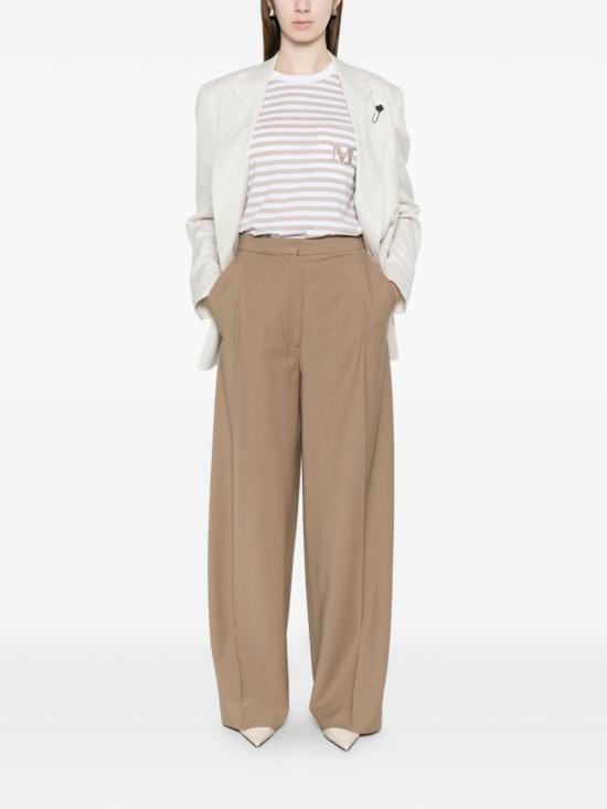 26SS 막스마라 반팔 티셔츠 11941052600 008 Beige - MAX MARA