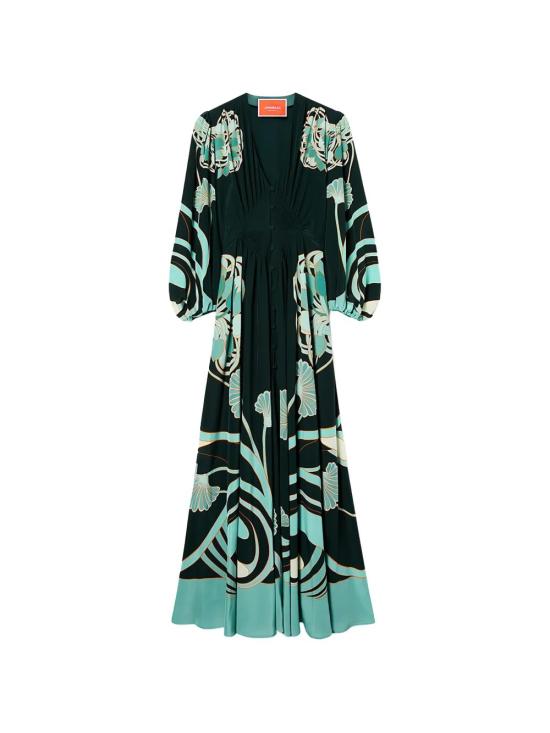 26SS 라 더블제이 롱 원피스 DRE0720CRE001BTU01GR03 Green