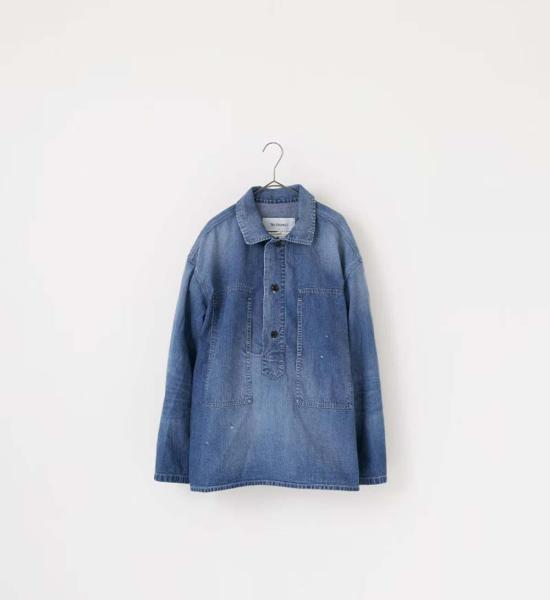  Véritécoeur 셔츠 데님 풀오버 셔츠 인디고 - OTHER BRANDS